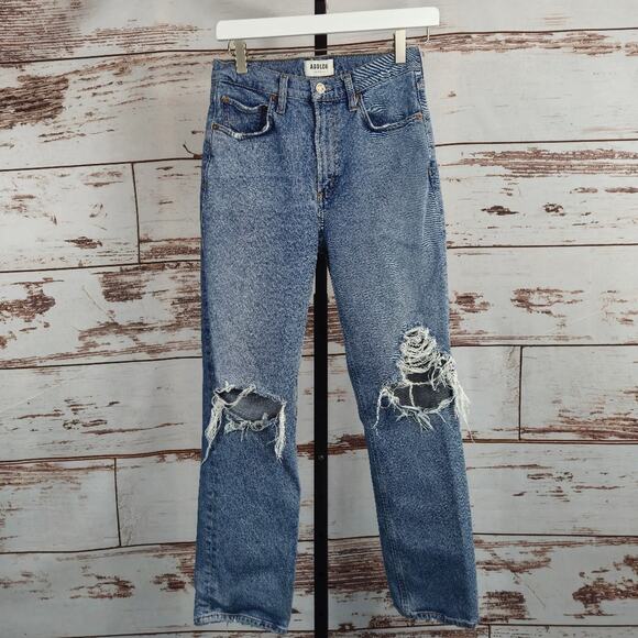 Agolde Wilder Mid-Rise Straight Jean Size 26 - Picture 1 of 11